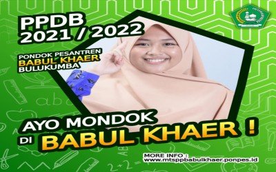 TWIBBON PPDB 2021 PESANTREN BABUL KHAER